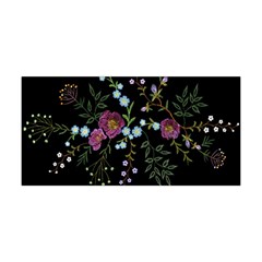 Embroidery-trend-floral-pattern-small-branches-herb-rose Yoga Headband by pakminggu