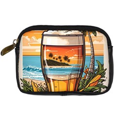 Beach Summer Drink Digital Camera Leather Case by uniart180623