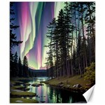 Northern Lights Aurora Borealis Canvas 8  x 10 