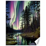 Northern Lights Aurora Borealis Canvas 18  x 24 