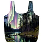 Northern Lights Aurora Borealis Full Print Recycle Bag (XXXL)