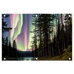 Northern Lights Aurora Borealis Banner and Sign 6  x 4 