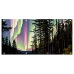 Northern Lights Aurora Borealis Banner and Sign 8  x 4 