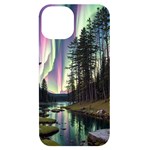Northern Lights Aurora Borealis iPhone 14 Black UV Print Case