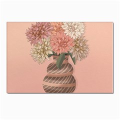 Flowers Vase Rose Plant Vintage Postcards 5  X 7  (pkg Of 10) by uniart180623