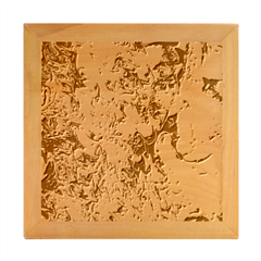 Pour Skin  Wood Photo Frame Cube by kaleidomarblingart
