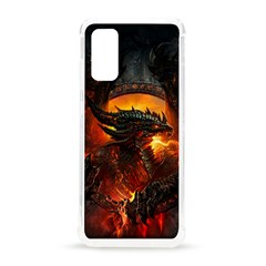 Dragon Art Fire Digital Fantasy Samsung Galaxy S20 6 2 Inch Tpu Uv Case