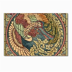 Wings-feathers-cubism-mosaic Postcard 4 x 6  (pkg Of 10) by Bedest