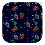 Monster Alien Pattern Seamless Background Stacked food storage container