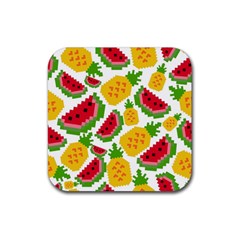 Watermelon -12 Rubber Coaster (square) by nateshop