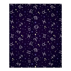 Vector Seamless Dark Zodiac Sign Star Symbol Pattern Shower Curtain 60  X 72  (medium)  by Bedest