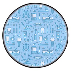 Dentist Blue Seamless Pattern Wireless Fast Charger(black) by Bedest