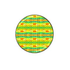 Birds-beach-sun-abstract-pattern Hat Clip Ball Marker (10 Pack) by Bedest