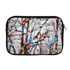 Forest-abstract-artwork-colorful Apple Macbook Pro 17  Zipper Case by Bedest