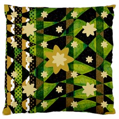 Background-batik 02 Large Cushion Case (two Sides) by nateshop