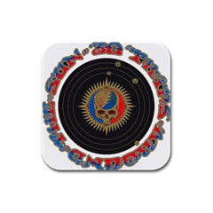 The Grateful Dead Rubber Square Coaster (4 Pack) by Cowasu