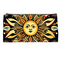 Boho Sun Pencil Case by Valentinaart