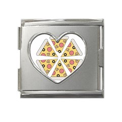 Pizza-slice-food-italian Mega Link Heart Italian Charm (18mm)