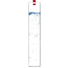 Blue Oxygen-bubbles-in-the-water Large Book Marks by Sarkoni