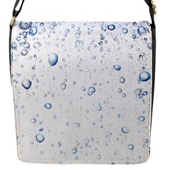 Blue Oxygen-bubbles-in-the-water Flap Closure Messenger Bag (s)
