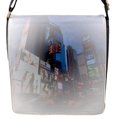 New York City Flap Closure Messenger Bag (s)