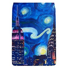 Starry Night In New York Van Gogh Manhattan Chrysler Building And Empire State Building Removable Flap Cover (s)