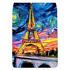 Eiffel Tower Starry Night Print Van Gogh Removable Flap Cover (s)
