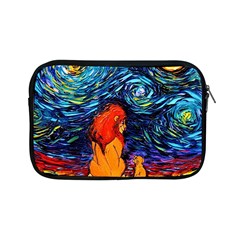 Lion Art Starry Night Van Gogh Apple Ipad Mini Zipper Cases