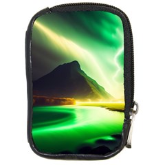 Aurora Lake Neon Colorful Compact Camera Leather Case by Bangk1t