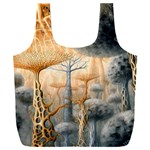 Garden Mushrooms Tree Flower Full Print Recycle Bag (XXXL)