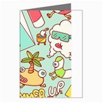 Summer Up Cute Doodle Greeting Cards (Pkg of 8)