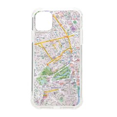 London City Map Iphone 11 Tpu Uv Print Case by Bedest