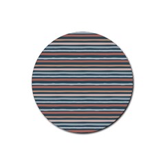 Stripes Rubber Coaster (round) by zappwaits