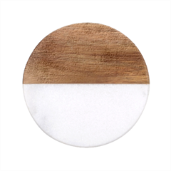 Denim,11 Classic Marble Wood Coaster (round) 