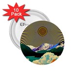 Surreal Art Psychadelic Mountain 2.25  Buttons (10 pack) 