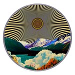 Surreal Art Psychadelic Mountain Wireless Fast Charger(White)