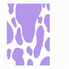 Cow Print, Aesthetic,violelilac, Animal, Purple, Simple Small Garden Flag (two Sides) by nateshop