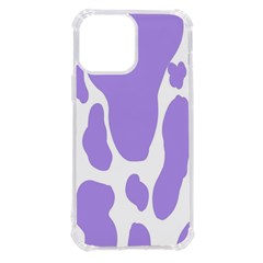 Cow Print, Aesthetic,violelilac, Animal, Purple, Simple Iphone 13 Pro Max Tpu Uv Print Case by nateshop