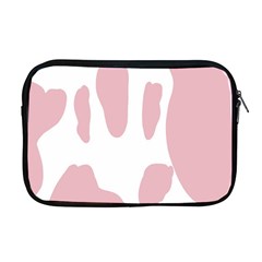 Cow Print, Pink, Design, Pattern, Animal, Baby Pink, Simple, Apple Macbook Pro 17  Zipper Case by nateshop