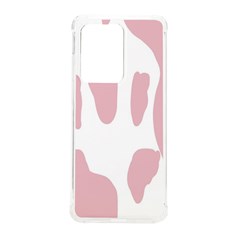 Cow Print, Pink, Design, Pattern, Animal, Baby Pink, Simple, Samsung Galaxy S20 Ultra 6 9 Inch Tpu Uv Case