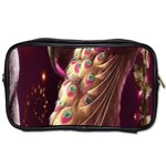 Peacock Dream, Fantasy, Flower, Girly, Peacocks, Pretty Toiletries Bag (Two Sides)