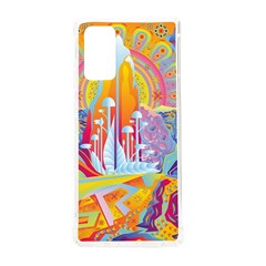 Multicolored Optical Illusion Painting Psychedelic Digital Art Samsung Galaxy Note 20 Tpu Uv Case
