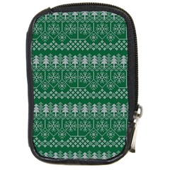 Christmas Knit Digital Compact Camera Leather Case