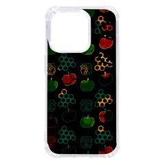 Apples Honey Honeycombs Pattern Iphone 14 Pro Tpu Uv Print Case by Sarkoni