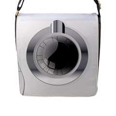Washing Machines Home Electronic Flap Closure Messenger Bag (l)