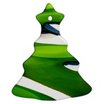 Golf Course Par Green Christmas Tree Ornament (Two Sides) Front