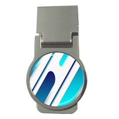Abstract, Desenho, Flat, Google, Material Money Clips (round)  by nateshop