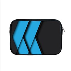 Blue Black Abstract Background, Geometric Background Apple Macbook Pro 15  Zipper Case by nateshop