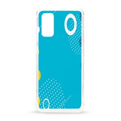 Blue Yellow Abstraction, Creative Backgroun Samsung Galaxy S20 6 2 Inch Tpu Uv Case by nateshop