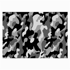 Dark Camouflage, Military Camouflage, Dark Backgrounds Large Glasses Cloth (2 Sides) by nateshop